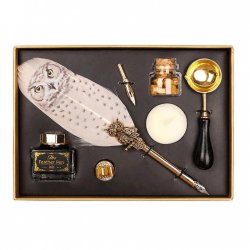 Writing Set, with Feather pen