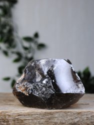 Smokey Quartz, Morion Point Raw XL