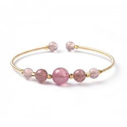 Jordgubbskvarts, Armband