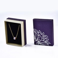 Jewelry Box, Purple with Silver decoration