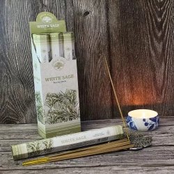 Incense Stick, Green Tree White Sage
