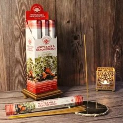 Rökelsepinnar, Green Tree White Sage & Dragonblood