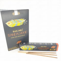 Incense Sticks, Banjara Aztec Sandalwood Box