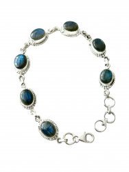 Labradorite, Bracelet in Sterling Silver