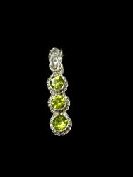 Peridot, Hänge i Sterling Silver