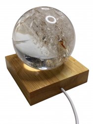 Display, Light Socket Square Wood
