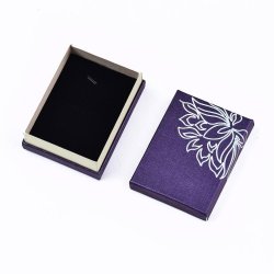 Jewelry Box, Purple with Silver decoration