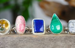 Ring, Kristall Fri form