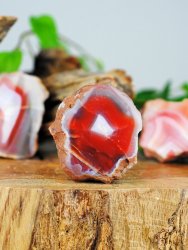 Agate, Red Sashe River Half Polished