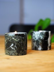 Onyx, Marmor Ljuslykta 2-pack