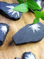 Chrysanthemum stone, Half Polished XL