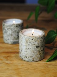 Onyx, Marmor Ljuslykta 2-pack