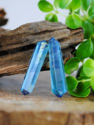 Aqua Aura Quartz, Genuine Point DT