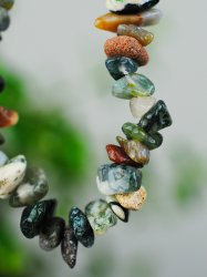 Agat, Moss Armband Chips