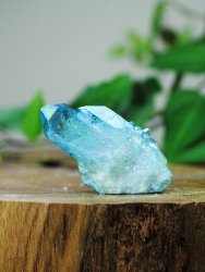 Aqua Aura kvarts, Äkta Kluster HK