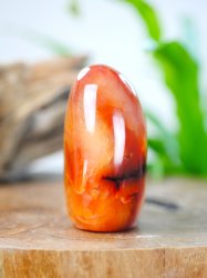 Agat, Röd Blomster Fri form