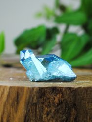 Aqua Aura kvarts, Äkta Kluster HK