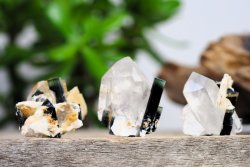 Turmalin, Blå "blue cap" på Matrix