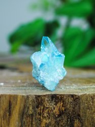 Aqua Aura kvarts, Äkta Kluster HK