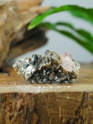 Apatite, Pink on Matrix