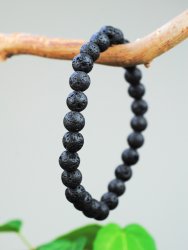 Lavasten, Armband Rund
