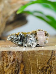 Apatite, Pink on Matrix