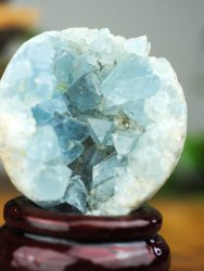 Celestin, Klot med Druzy