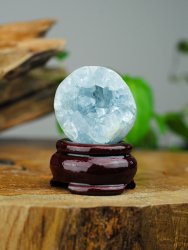 Celestin, Klot med Druzy