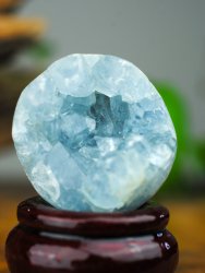 Celestin, Klot med Druzy