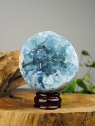 Celestin, Klot med Druzy XL