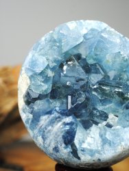 Celestin, Klot med Druzy XL