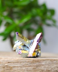 Aura Titan quartz, Cluster