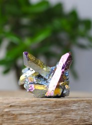 Aura Titan quartz, Cluster