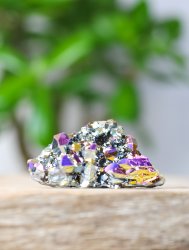 Aura Titan quartz, Cluster