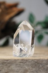 Manifestation quartz, Rock crystal Twin Point