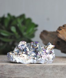 Aura Titan quartz, Cluster Large