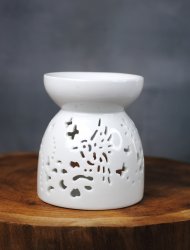 Aromalampa, Vit Blomster