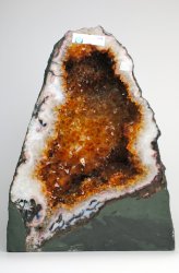 Citrine, Burned Geode