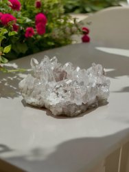 Himalayan Quartz, Pink Cluster