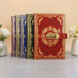 Note book, with combination lock