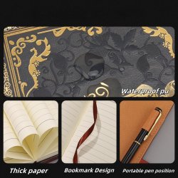 Note book, with combination lock