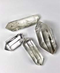 Rock Crystal, Point Double Terminated
