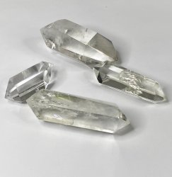 Rock Crystal, Point Double Terminated