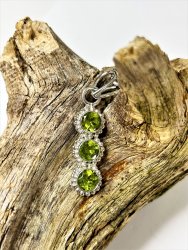 Peridot, Hänge i Sterling Silver