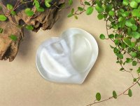 Selenit, White Bowl Heart