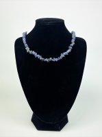 Tanzanit, Halsband Chips Kort