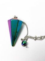 Hematite, Plated Pendulum Cone