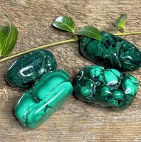 Malachite, Polished