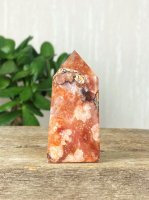 Agate, Red Flower Point