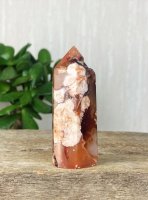 Agate, Red Flower Point
